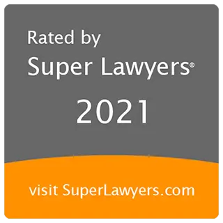 O+Z, Super Lawyers 2021 award badge